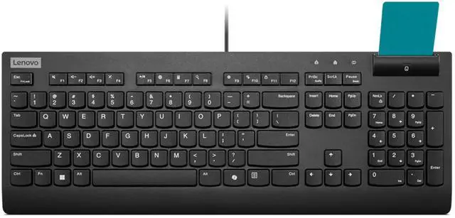 Alt view image 5 of 11 - Lenovo Smartcard Wired keyboard II-US English