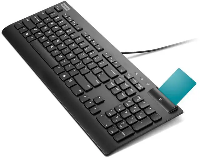 Alt view image 6 of 11 - Lenovo Smartcard Wired keyboard II-US English