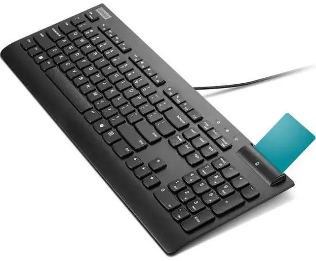 Alt view image 11 of 11 - Lenovo Smartcard Wired keyboard II-US English