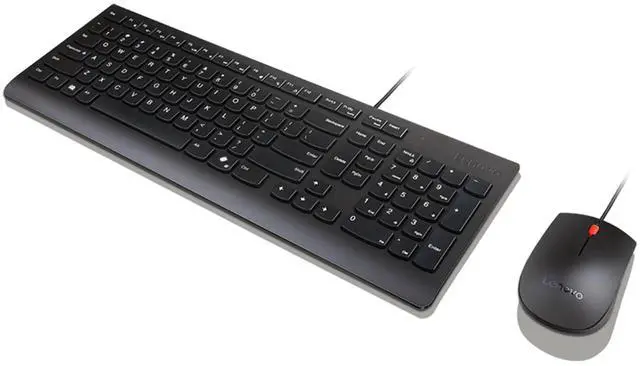 Alt view image 3 of 11 - Lenovo Essential Wired Keyboard & Mouse Combo AI - US English