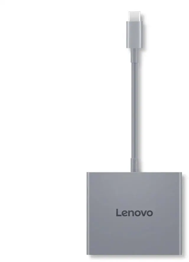 Alt view image 5 of 14 - Lenovo USB-C 4 in 1 Travel Hub Gen2