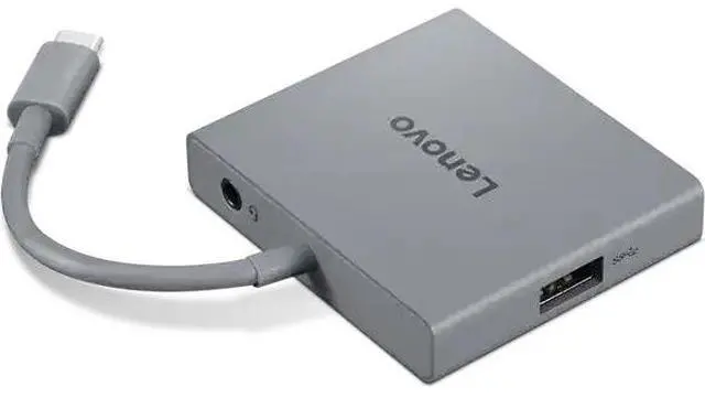Alt view image 6 of 14 - Lenovo USB-C 4 in 1 Travel Hub Gen2