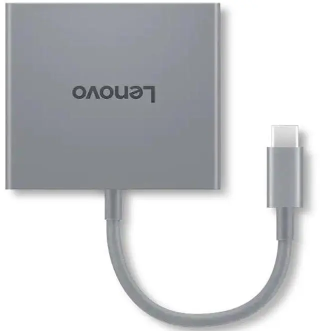Alt view image 7 of 14 - Lenovo USB-C 4 in 1 Travel Hub Gen2
