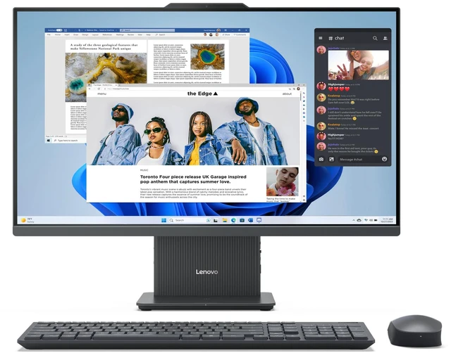 Main image of Lenovo IdeaCentre AIO I Intel Desktop, 27" FHD IPS 14ms,13th Generation Intel Core i7-13620H,32GB, UHD Graphics for 13th Gen Processors, 1TB SSD,Win 11 Home