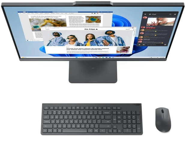 Alt view image 6 of 7 - Lenovo IdeaCentre AIO I Intel Desktop, 27" FHD IPS 14ms,13th Generation Intel Core i7-13620H,32GB, UHD Graphics for 13th Gen Processors, 1TB SSD,Win 11 Home