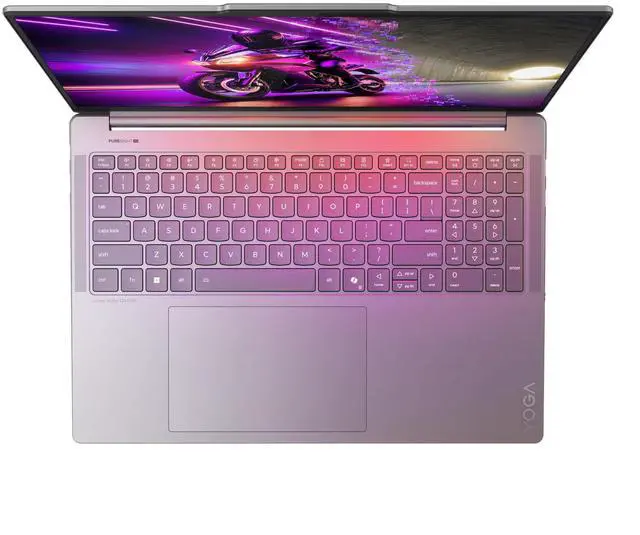 Alt view image 6 of 7 - Lenovo Yoga Pro 9i Aura Edition Laptop, 16"  Glass,Intel Core Ultra 9 285H,32GB,  RTX 5060  GPU 8GB GDDR7, 1TB SSD,Win 11 Pro
