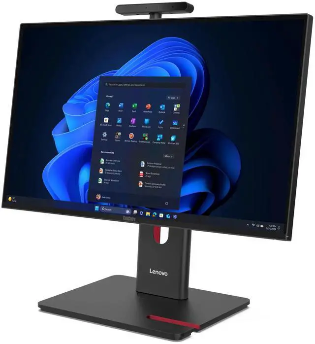 Alt view image 3 of 7 - Lenovo ThinkCentre M90a Gen 6 Intel Desktop, 23.8" FHD IPS  120Hz,Intel Core Ultra 7 265 vPro,32GB,  Graphics, 1TB SSD,Win 11 Pro