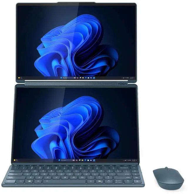 Alt view image 2 of 7 - Lenovo Yoga Book 9i Laptop, 14" Glass,Intel Core Ultra 7 255H,32GB, Arc 140T GPU, 1TB SSD,Win 11 Home