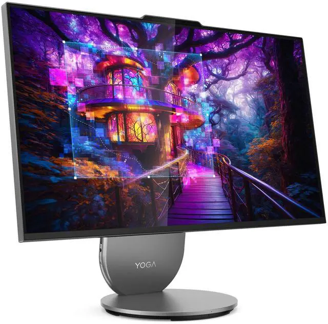 Main image of Lenovo Yoga AIO Desktop, 27" IPS 4 Side ,Intel Core Ultra 7 255H,16GB, Arc 140T GPU, 1TB SSD,Win 11 Home