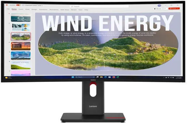 Main image of Lenovo ThinkVision T34WD-40 34 inch Monitor