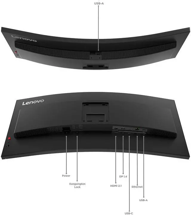 Alt view image 7 of 20 - Lenovo ThinkVision T34WD-40 34 inch Monitor