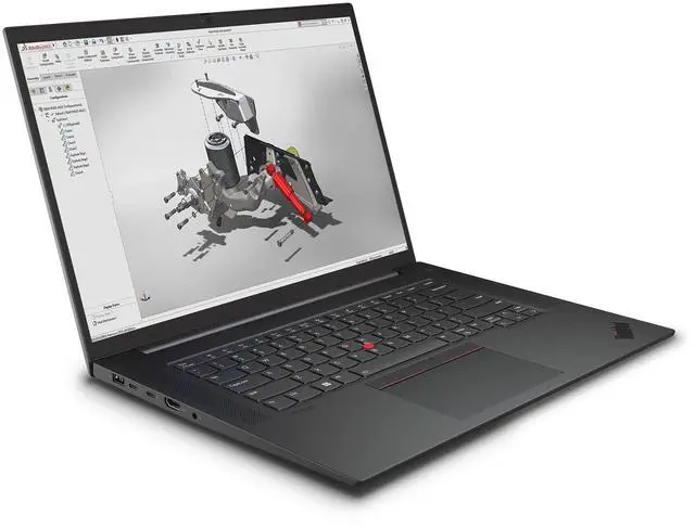 Alt view image 2 of 7 - Lenovo ThinkPad P1 Gen 6 Intel Laptop, 16",13th Generation Intel Core i7-13800H vPro,64GB, RTX 4080 GPU 12GB GDDR6, 1TB SSD,Win 11 Pro