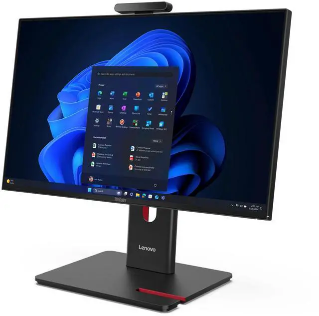 Alt view image 3 of 7 - Lenovo ThinkCentre M70a Gen 6 Intel Desktop, 23.8" FHD IPS 120Hz,Intel Core Ultra 5 245T vPro,16GB, Graphics, 512GB SSD,Win 11 Pro