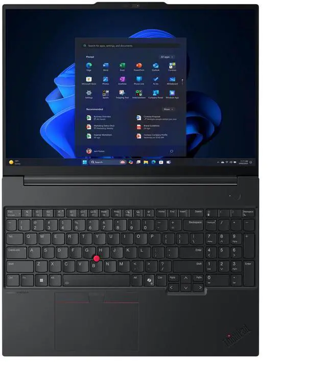 Alt view image 6 of 7 - Lenovo ThinkPad E16 Gen 3 Intel Laptop, 16" IPS 60Hz,Intel Core Ultra 7 255H,16GB, Arc 140T GPU, 512GB SSD,Win 11 Pro