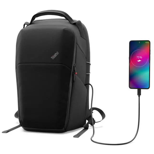 Alt view image 7 of 7 - Lenovo ThinkPad 16" Click-Go Backpack (Aura Edition)