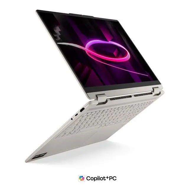 Alt view image 2 of 7 - Lenovo Yoga 7a 2-in-1 AMD Laptop, 16" Glass HD,Ryzen AI 7 445,24GB, AMD Radeon 840M, 1TB SSD,Win 11 Pro
