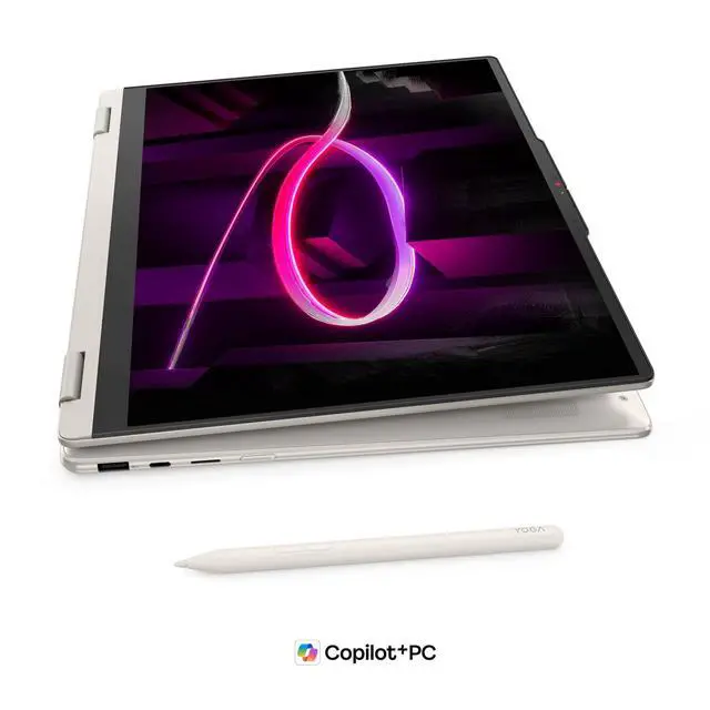 Alt view image 3 of 7 - Lenovo Yoga 7a 2-in-1 AMD Laptop, 16" Glass HD,Ryzen AI 7 445,24GB, AMD Radeon 840M, 1TB SSD,Win 11 Pro