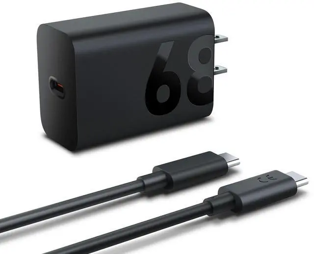 Alt view image 3 of 6 - Lenovo 68W USB-C Wall Charger
