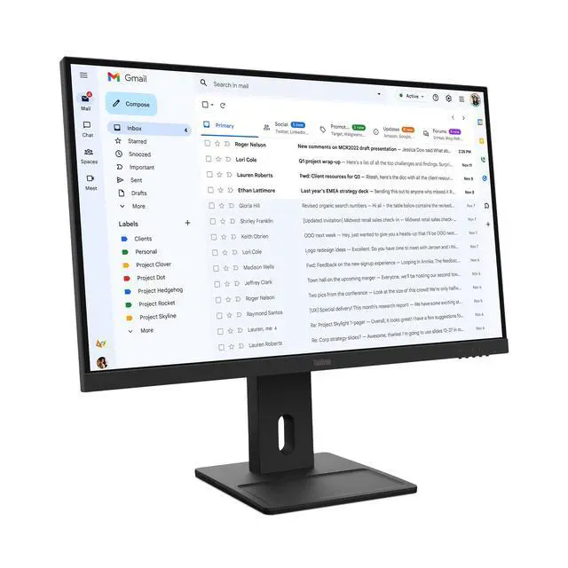 Alt view image 2 of 7 - Lenovo ThinkVision 27 inch IPS FHD 100Hz Monitor - E27-40