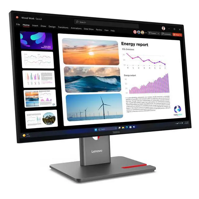 Alt view image 17 of 20 - Lenovo ThinkVision 23.8 inch IPS QHD 120Hz Monitor - P24Q-40