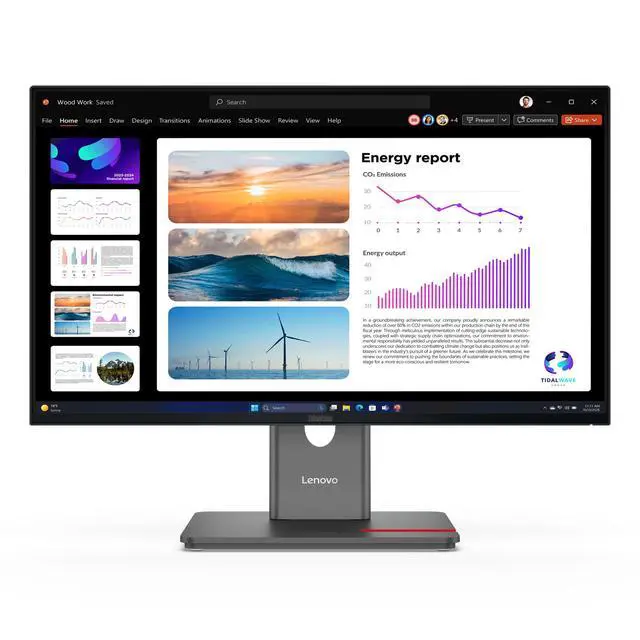 Alt view image 16 of 20 - Lenovo ThinkVision 23.8 inch IPS QHD 120Hz Monitor - P24Q-40