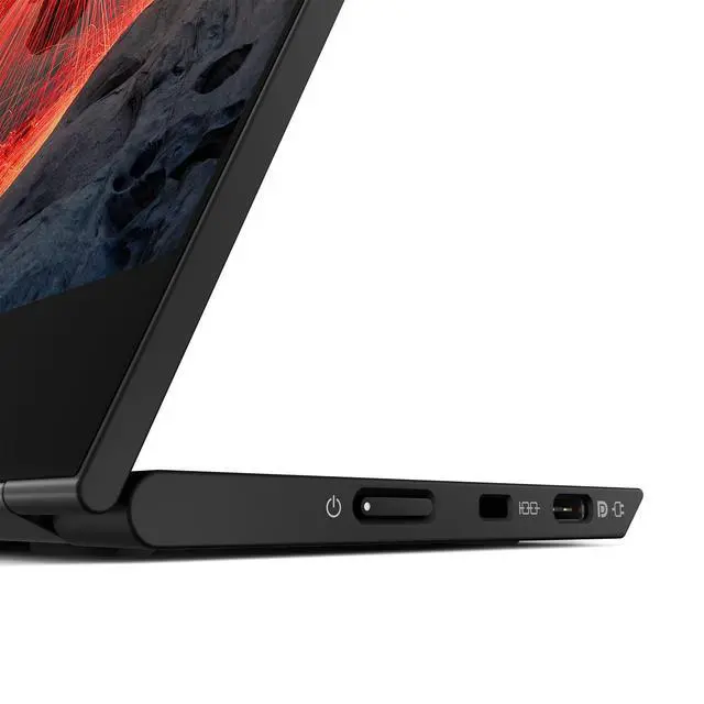 Alt view image 7 of 7 - Lenovo ThinkVision 14 inch IPS WXGA+ 60Hz USB-C Portable Touch Monitor - M14t Gen2