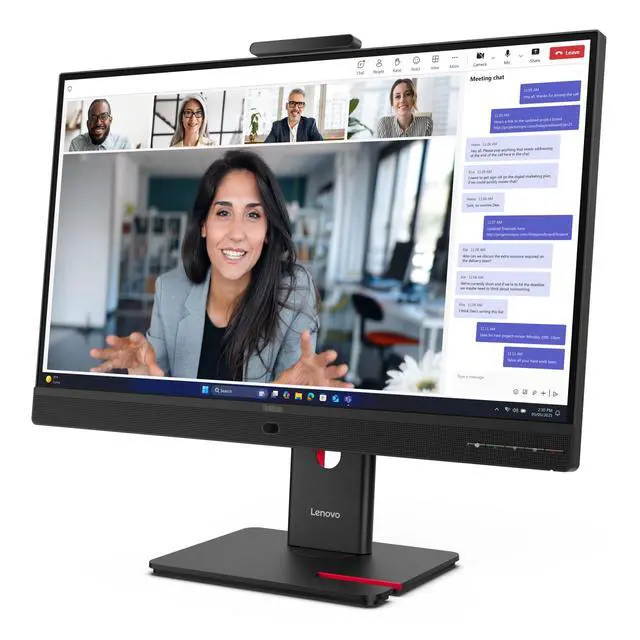 Alt view image 3 of 7 - Lenovo ThinkVision T27QD-4v 27 inch Monitor
