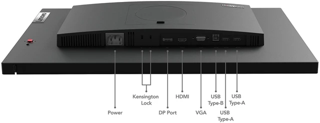 Alt view image 14 of 14 - Lenovo ThinkVision 21.5 inch IPS FHD 60Hz Monitor - T22i-30