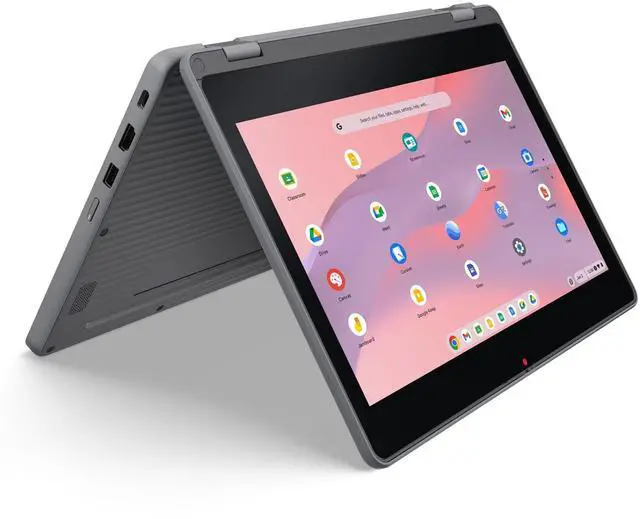 Main image of Lenovo Chromebook 500e 2-in-1 Laptop, 11.6" IPS Glass,MediaTek Kompanio 540,4GB, ARM Mali-G57 MC3 GPU, 64GB,Chromeos