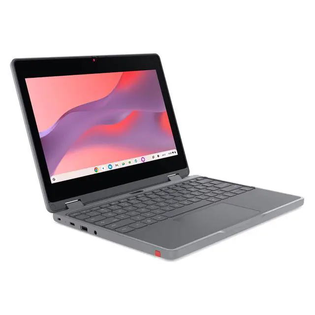 Alt view image 2 of 7 - Lenovo Chromebook 500e 2-in-1 Laptop, 11.6" IPS Glass,MediaTek Kompanio 540,4GB, ARM Mali-G57 MC3 GPU, 64GB,Chromeos