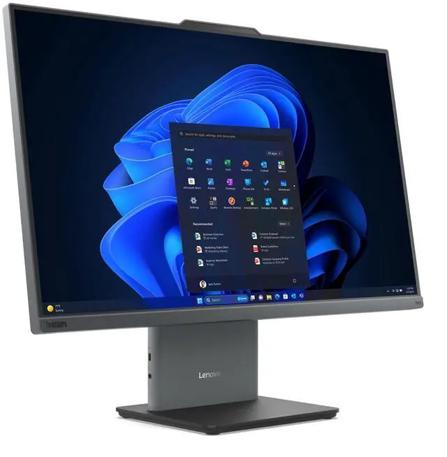 Alt view image 2 of 7 - Lenovo ThinkCentre Neo 55a Gen 6 AMD Desktop, 23.8" FHD IPS,Ryzen 7 250,32GB, AMD Radeon 780M, 1TB SSD,Win 11 Pro