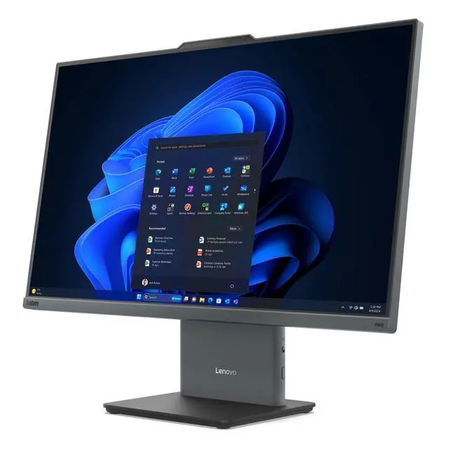 Alt view image 3 of 7 - Lenovo ThinkCentre Neo 55a Gen 6 AMD Desktop, 23.8" FHD IPS,Ryzen 7 250,32GB, AMD Radeon 780M, 1TB SSD,Win 11 Pro