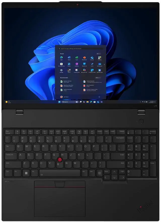 Alt view image 11 of 12 - Lenovo ThinkPad L16 Gen 2 16" Touch Laptop R7 PRO 250 16GB 512GB SSD W11P