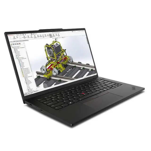Alt view image 2 of 7 - Lenovo ThinkPad P14s Gen 6 Intel Laptop, 14.5" IPS 120Hz,Intel Core Ultra 7 265H vPro,64GB, RTX PRO 1000 Blackwell GPU 8GB GDDR7, 2TB SSD,Win 11 Pro