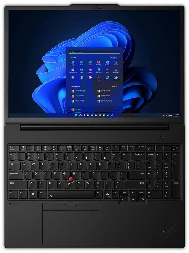 Alt view image 7 of 7 - Lenovo ThinkPad P16s Gen 4 Intel Laptop, 16" IPS 60Hz,Intel Core Ultra 7 255H,96GB, RTX PRO 500 Blackwell GPU 6GB GDDR7, 2TB SSD,Win 11 Pro