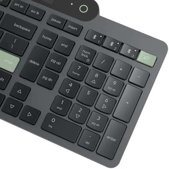Alt view image 6 of 14 - Lenovo Self-Charging Bluetooth Keyboard - US English