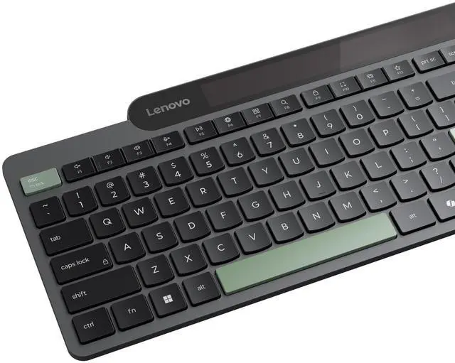 Alt view image 5 of 14 - Lenovo Self-Charging Bluetooth Keyboard - US English