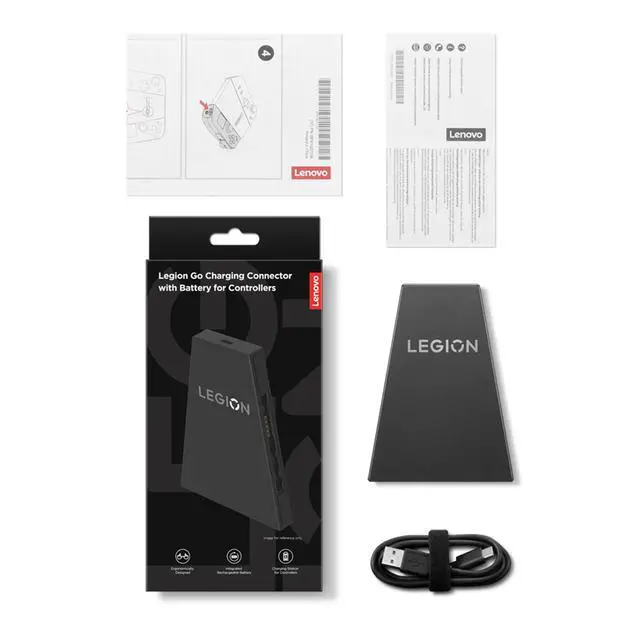 Alt view image 7 of 7 - Lenovo Legion Go Charging Connector with Battery for Controllers, For Gaming