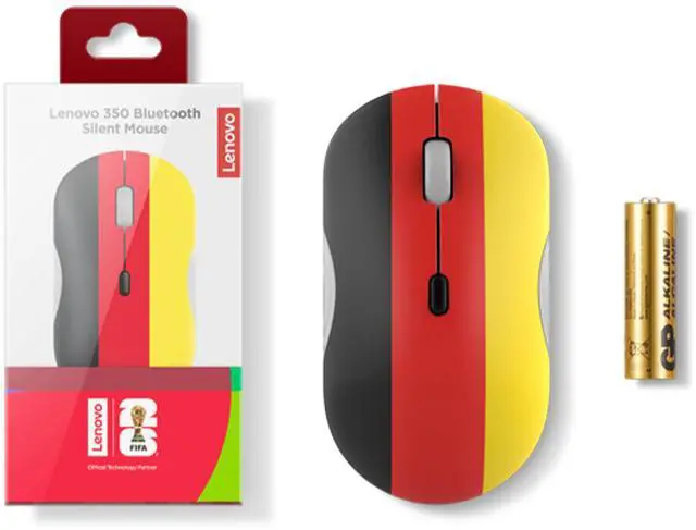 Alt view image 6 of 7 - Lenovo 350 Bluetooth Silent Mouse (Fan Edition - Germany)