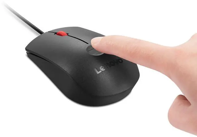 Alt view image 3 of 7 - Lenovo Fingerprint Biometric USB Mouse Gen3