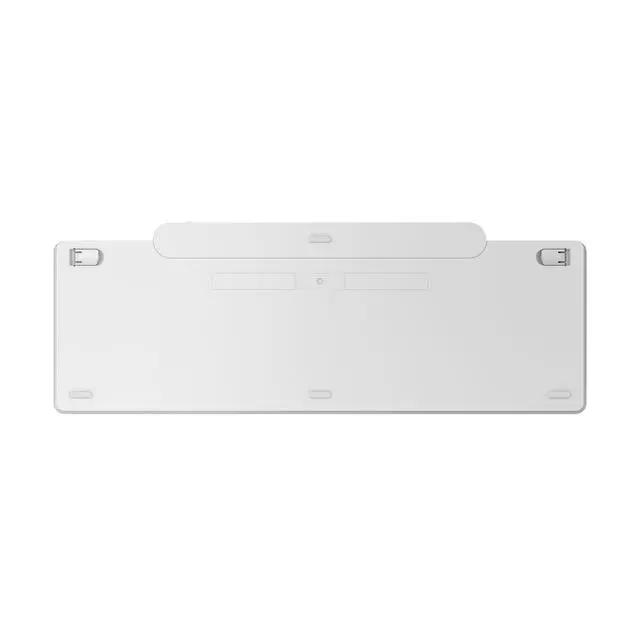 Alt view image 14 of 14 - Lenovo 800 Self-Charging Bluetooth Keyboard, Uses Ambient Light for Charging, Bluetooth 5.1, Supports 3 Devices, Battery Free, Wireless, White