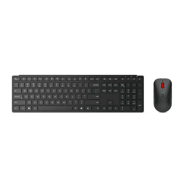Alt view image 2 of 7 - Lenovo Wireless Multi-Mode Pro Combo Keyboard and Mouse 6000 - US English