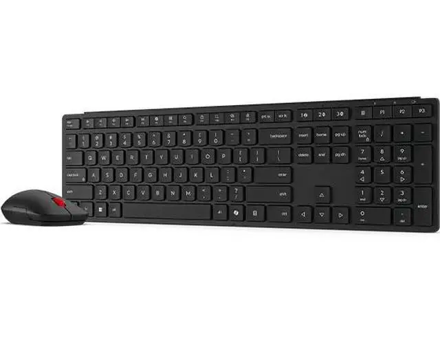 Alt view image 6 of 7 - Lenovo Wireless Multi-Mode Pro Combo Keyboard and Mouse 6000 - US English