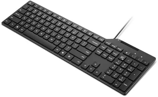 Alt view image 4 of 7 - Lenovo USB-A Wired Smartcard Keyboard 5000-US English