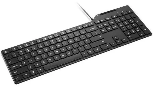 Alt view image 6 of 7 - Lenovo USB-A Wired Smartcard Keyboard 5000-US English