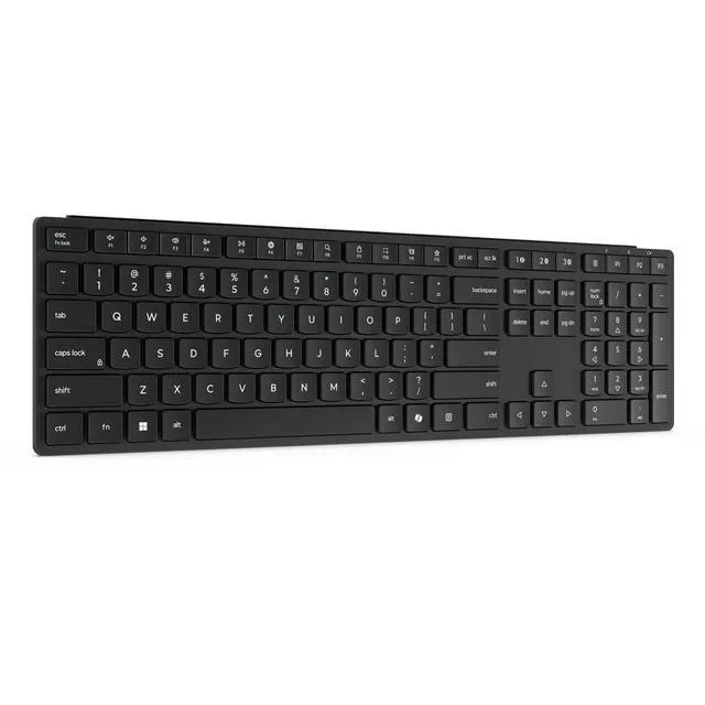 Alt view image 15 of 19 - Lenovo Wireless Multi-Mode Pro Keyboard 6000-US English - Wireless Connectivity - Bluetooth/RF - 5.3 - 2.40 GHz - USB Type A Interface - Media Control, Easy-Switch Hot Key(s) - Windows 10, Windows 11