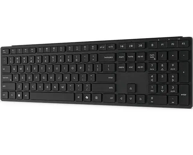 Alt view image 18 of 19 - Lenovo Wireless Multi-Mode Pro Keyboard 6000-US English - Wireless Connectivity - Bluetooth/RF - 5.3 - 2.40 GHz - USB Type A Interface - Media Control, Easy-Switch Hot Key(s) - Windows 10, Windows 11