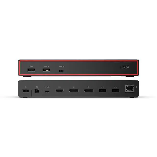 Alt view image 3 of 7 - Lenovo ThinkPad USB4 Dock 5000