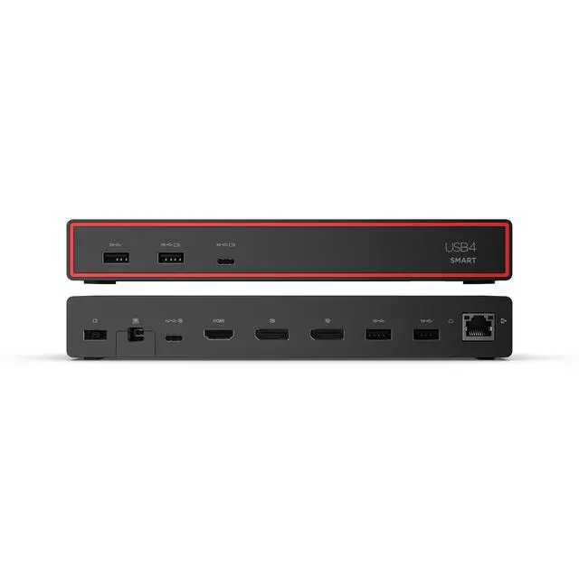 Alt view image 3 of 7 - Lenovo ThinkPad USB 4 Smart Dock 5500 (135W adapter)