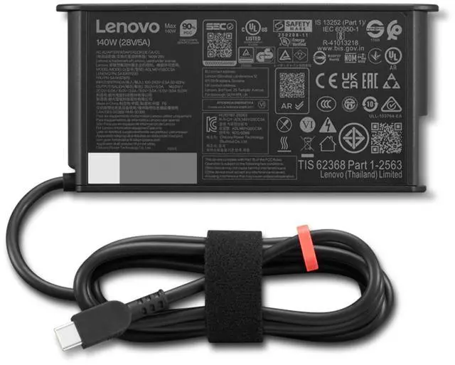 Alt view image 7 of 9 - Lenovo ThinkPad Mobile Workstation 140W USB-C GaN Slim AC Adapter for ThinkPad P1 Series-P1 G8, ThinkPad P16 Series-P16v G3, ThinkPad T1 Series-T1g G8, ADL140YGSDC3A, 5A11K67869, SA10R17029.